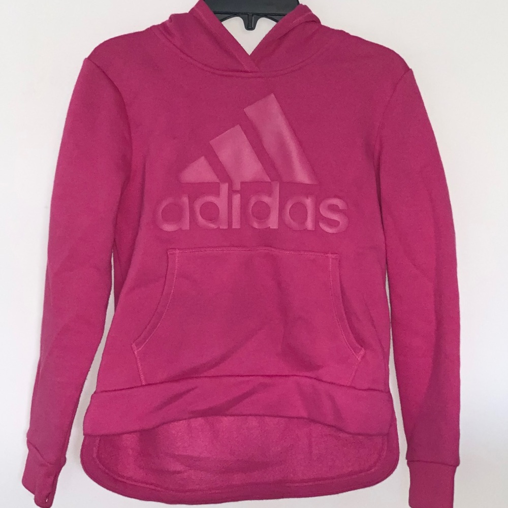 Hot Pink Adidas Hoodie